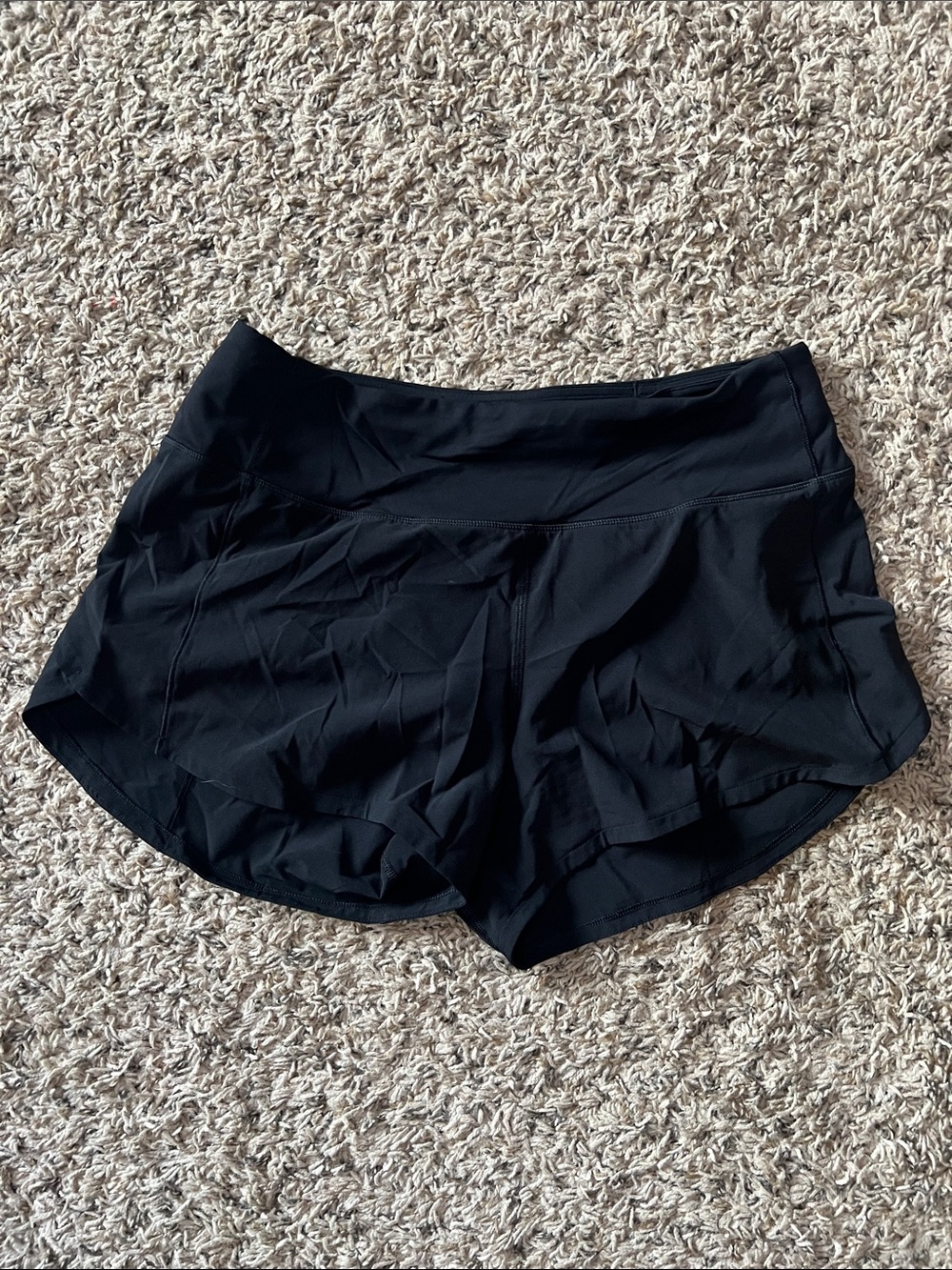lululemon athletica Black Women's Run/Train Shorts